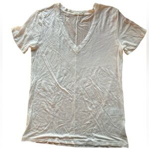 rag & bone White Short Sleeve Tee